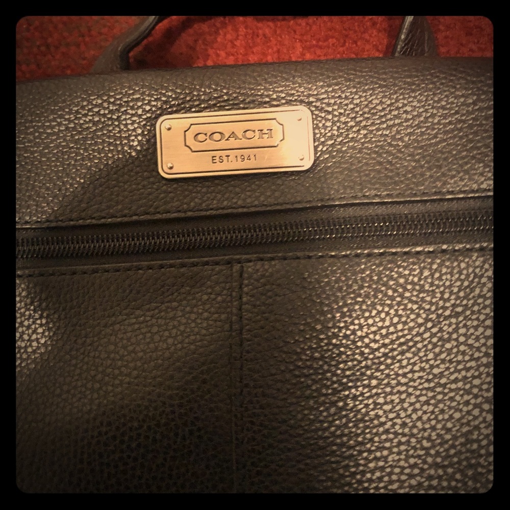 Coach leather Messenger bag (unisex)